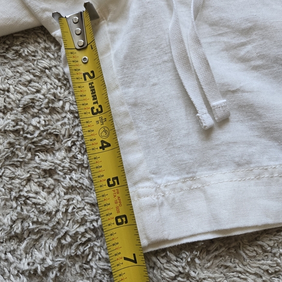 Vince Linen Shorts Womens XS Ivory - Picture 7 of 9